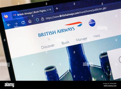 british airways website.